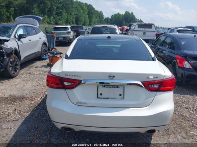 1N4AA6AP1JC406715 Nissan Maxima 3.5 Platinum