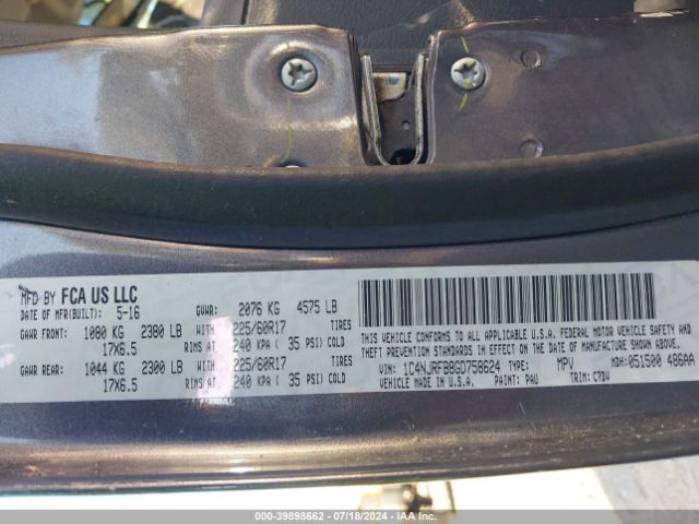 1C4NJRFB8GD758624 Jeep Patriot Latitude