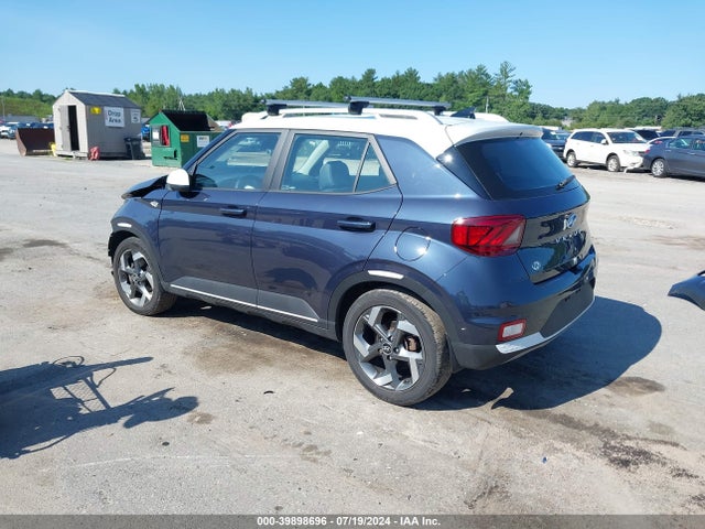Hyundai Venue Denim 2020 KMHRC8A32LU042233 Image 3
