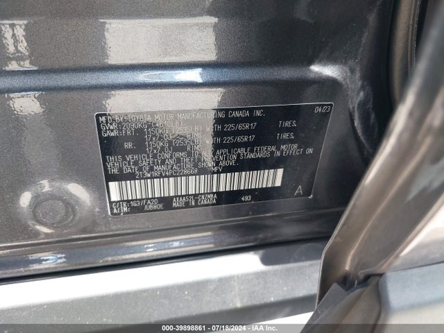 Toyota Rav4 Xle 2023 2T3W1RFV4PC228668 Image 9
