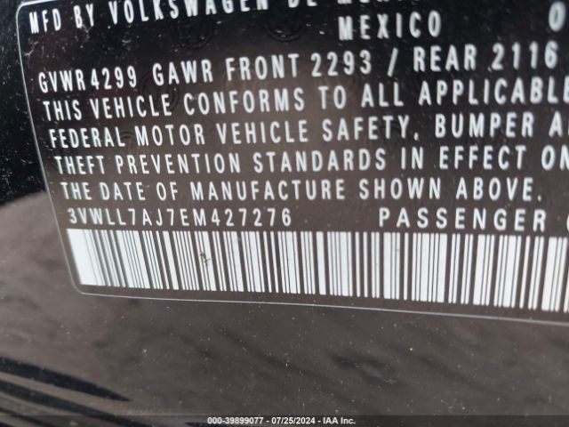 3VWLL7AJ7EM427276 Volkswagen Jetta 2.0l Tdi