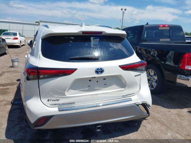 5TDFARAH5MS010672 Toyota Highlander Hybrid Platinum