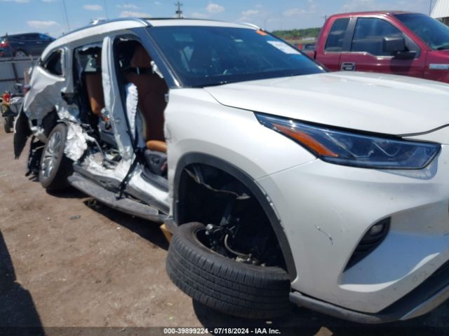 5TDFARAH5MS010672 Toyota Highlander Hybrid Platinum