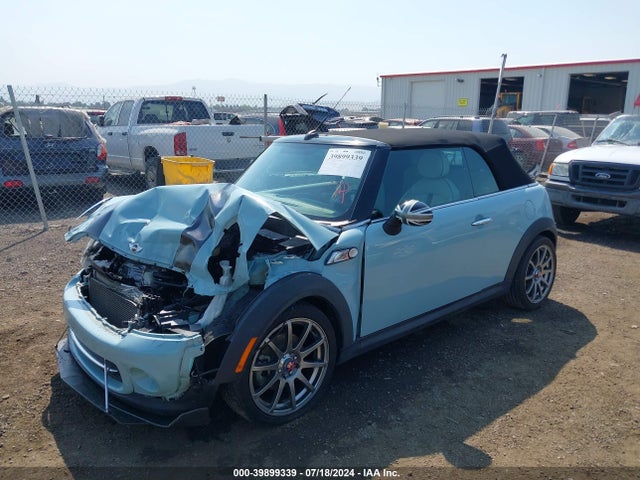 2013 MINI CONVERTIBLE WMWZN3C59DT569156 Photo 1