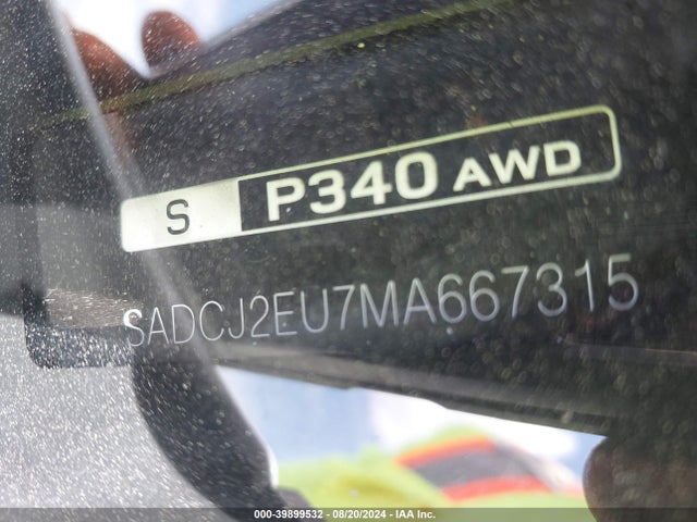 2021 JAGUAR F-PACE SADCJ2EU7MA667315 Photo 8