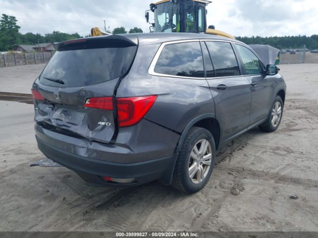 5FNYF6H10HB049584 Honda PILOT LX