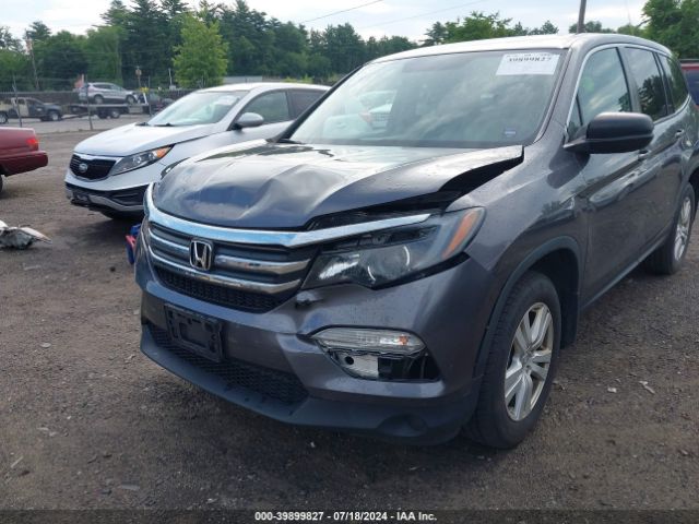 5FNYF6H10HB049584 Honda PILOT LX