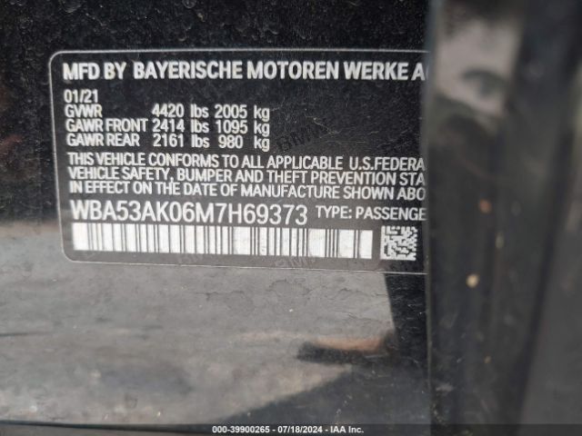 2021 BMW 228I GRAN COUPE WBA53AK06M7H69373 Photo 8