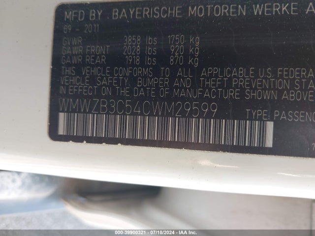 2012 MINI COOPER COUNTRYMAN WMWZB3C54CWM29599 Photo 8