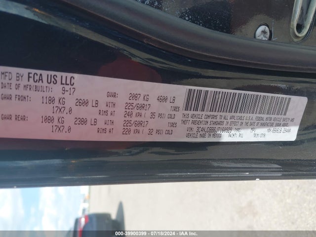 Jeep Compass Latitude 4x4 2018 3C4NJDBB6JT160929 Image 9