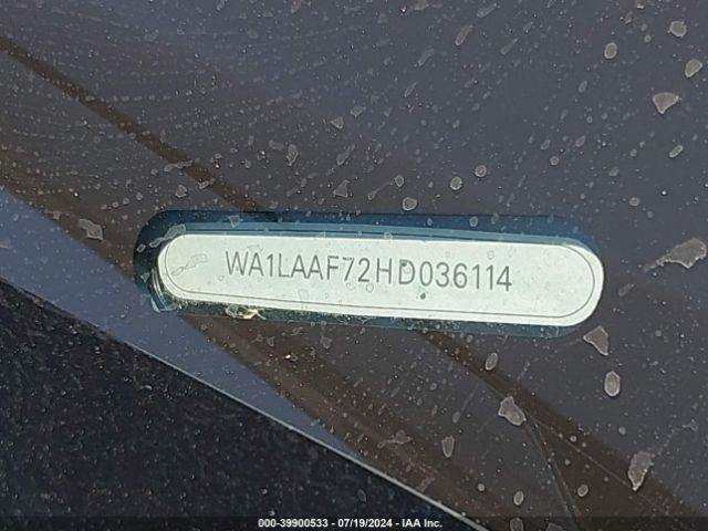 WA1LAAF72HD036114 Audi Q7 3.0t Premium