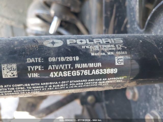 2020 POLARIS SPORTSMAN 4XASEG576LA633889 Photo 9