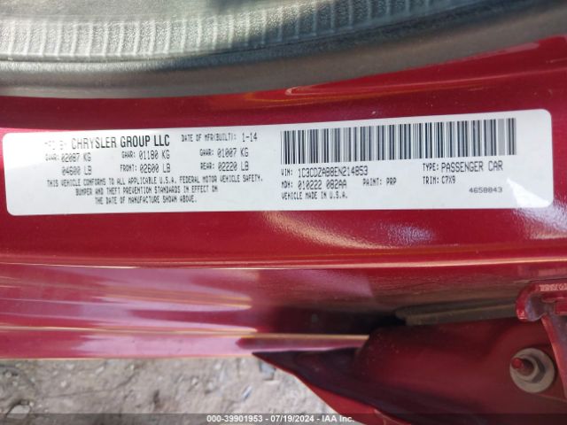 1C3CDZAB8EN214853 Dodge AVENGER SE