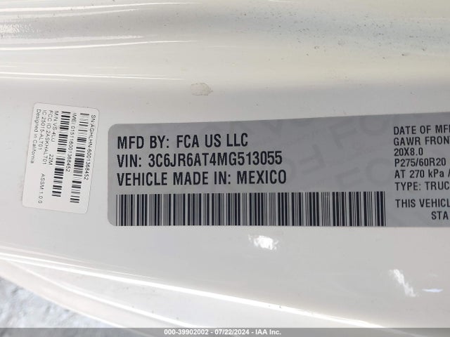 3C6JR6AT4MG513055 RAM 1500