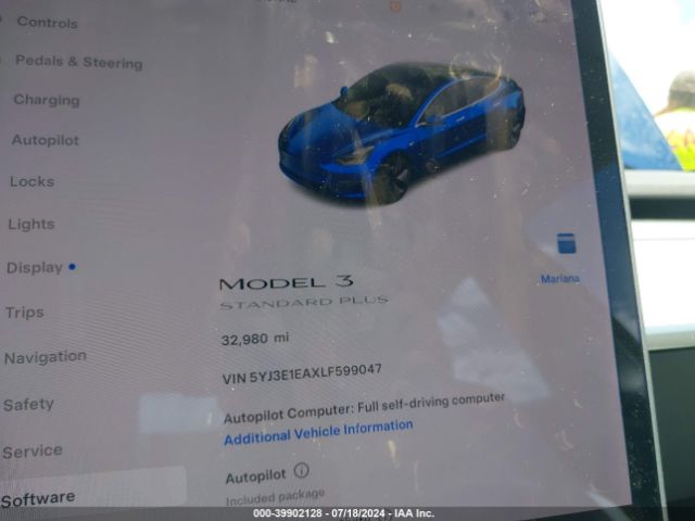 5YJ3E1EAXLF599047 Tesla MODEL 3