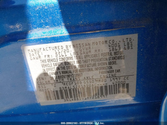 Nissan Sentra Sr Xtronic Cvt 2021 3N1AB8DV1MY218997 Image 9