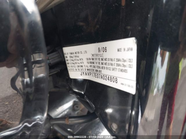 2007 YAMAHA XV1700 JYAVP17E07A024808 Photo 9