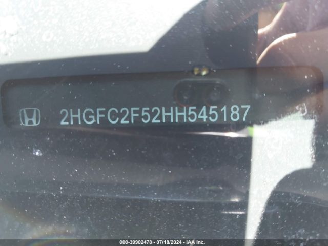 2HGFC2F52HH545187 Honda Civic Lx