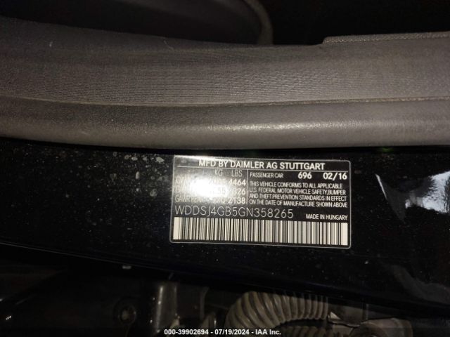 WDDSJ4GB5GN358265 Mercedes-Benz CLA 250 4MATIC