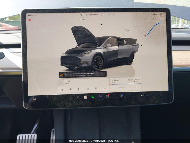 7SAYGDEF1PF709943 Tesla Model Y Awd/performance Dual Motor All-wheel Drive