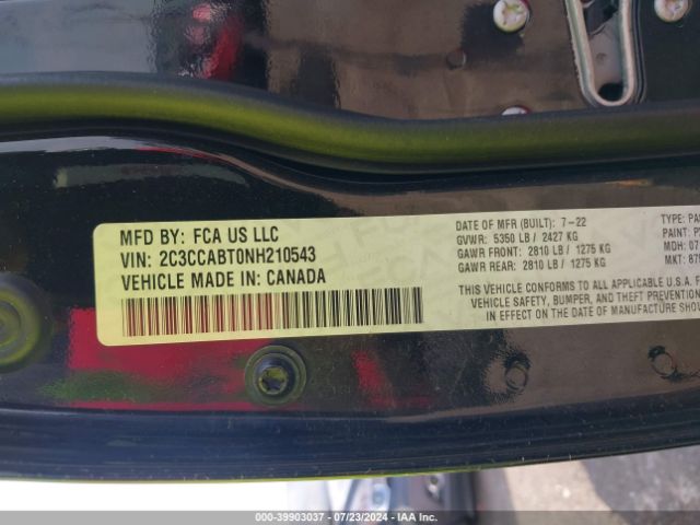 2C3CCABT0NH210543 Chrysler 300 S