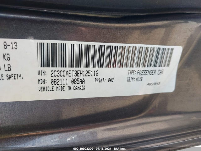 2C3CCAET3EH125112 Chrysler 300C