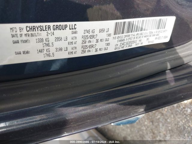 2C4RC1BG3ER295431 Chrysler Town & Country Touring