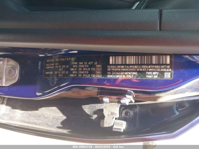ZACNJCBB1MPM70943 Jeep Renegade Latitude Fwd
