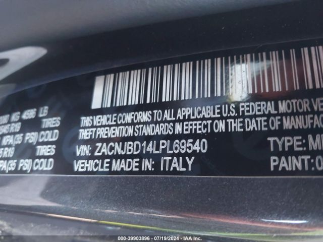 ZACNJBD14LPL69540 Jeep Renegade Limited 4x4
