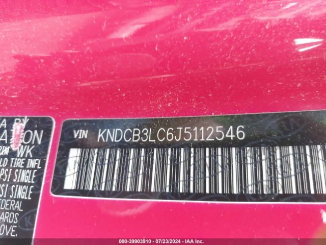 KNDCB3LC6J5112546 KIA NIRO FE
