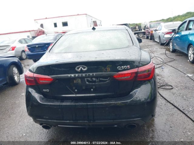 JN1FV7AR0JM481561 Infiniti Q50 3.0t Red Sport 400
