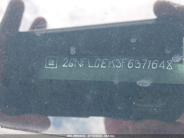 Chevrolet Equinox 2lt 2015 2GNFLGEK3F6371648 Image 9