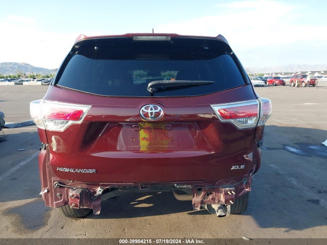 Toyota Highlander Xle V6 2015 5TDKKRFH4FS067582 Image 17