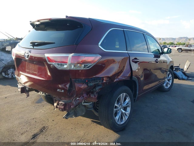 Toyota Highlander Xle V6 2015 5TDKKRFH4FS067582 Image 6