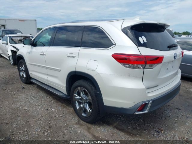 5TDDGRFH0HS033488 Toyota Highlander Hybrid Limited Platinum