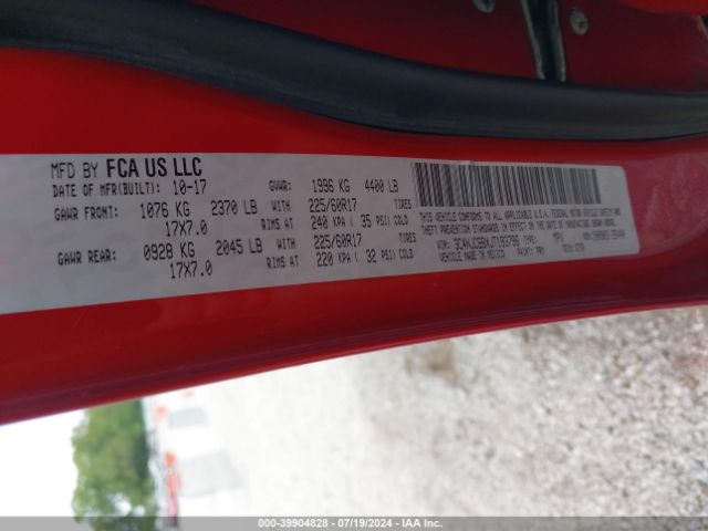 3C4NJCBBXJT193796 Jeep Compass Latitude Fwd