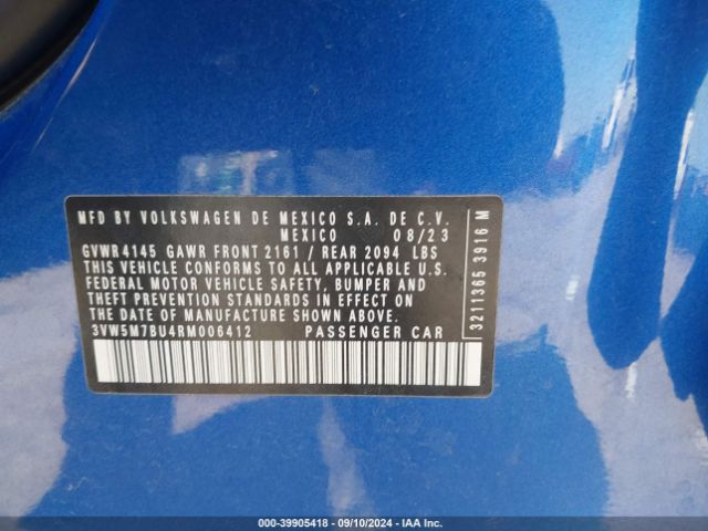 3VW5M7BU4RM006412 Volkswagen Jetta 1.5t S