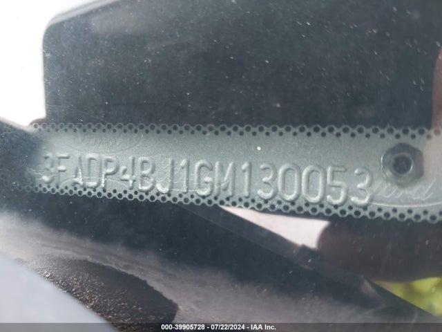 Ford FIESTA SE 2016 3FADP4BJ1GM130053 Image 9
