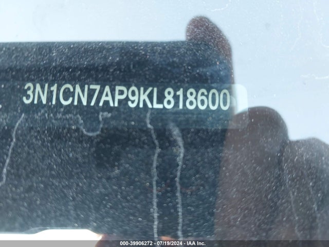 3N1CN7AP9KL818600 Nissan Versa 1.6 Sv