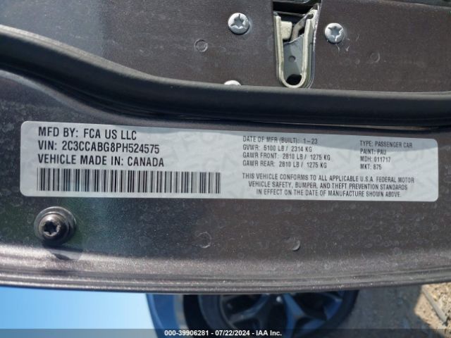 2C3CCABG8PH524575 Chrysler 300 300s