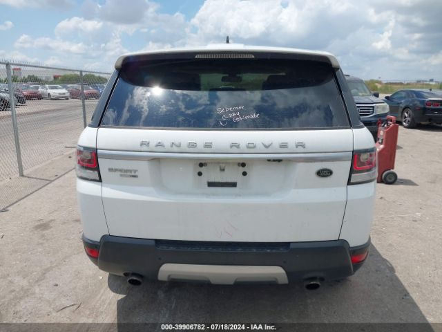 SALWR2VF4GA632294 Land Rover Range Rover Sport 3.0l V6 Supercharged Hse