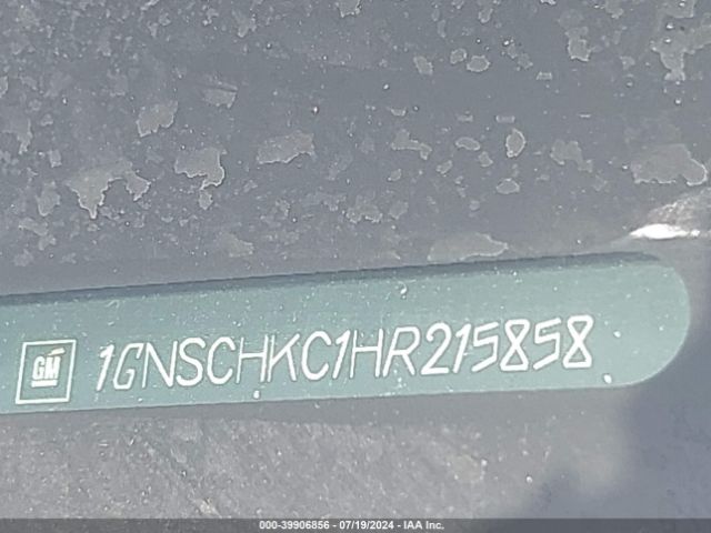 1GNSCHKC1HR215858 Chevrolet Suburban Lt