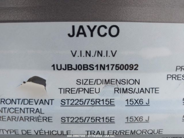 2022 JAYCO JAY FLIGHT 1UJBJ0BS1N1750092 Photo 8