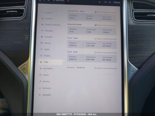 Tesla Model S 90d/p100d/p85d/p90d 2016 5YJSA1E4XGF154184 Image 7