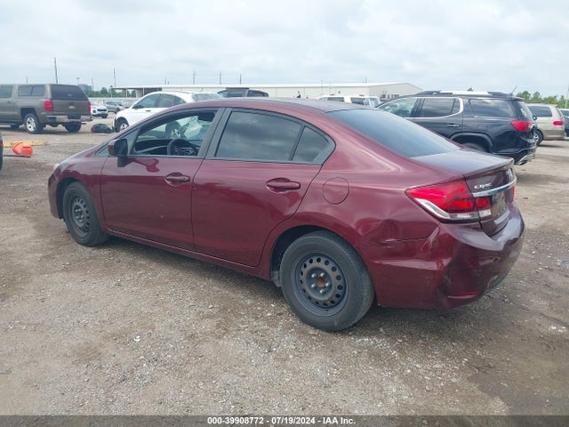 Honda Civic Lx 2014 2HGFB2F53EH515016 Image 3