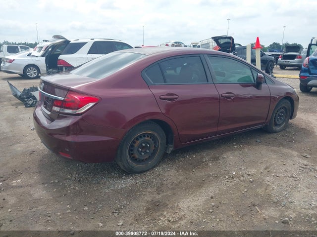 Honda Civic Lx 2014 2HGFB2F53EH515016 Image 4