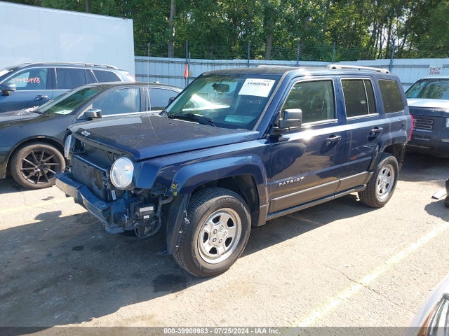 1C4NJRBB0HD145002 Jeep Patriot Sport 4x4