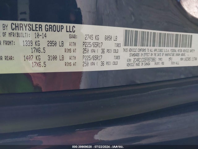 2C4RC1CG5FR573861 Chrysler Town & Country Touring-l