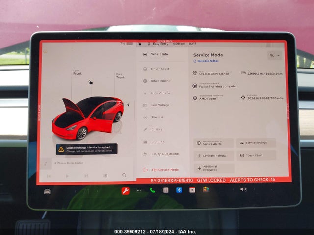 Tesla Model 3 Long Range Dual Motor All-wheel Drive 2023 5YJ3E1EBXPF615410 Image 18