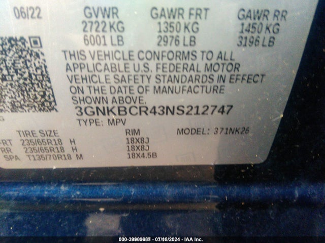 Chevrolet Blazer Fwd 2lt 2022 3GNKBCR43NS212747 Image 9